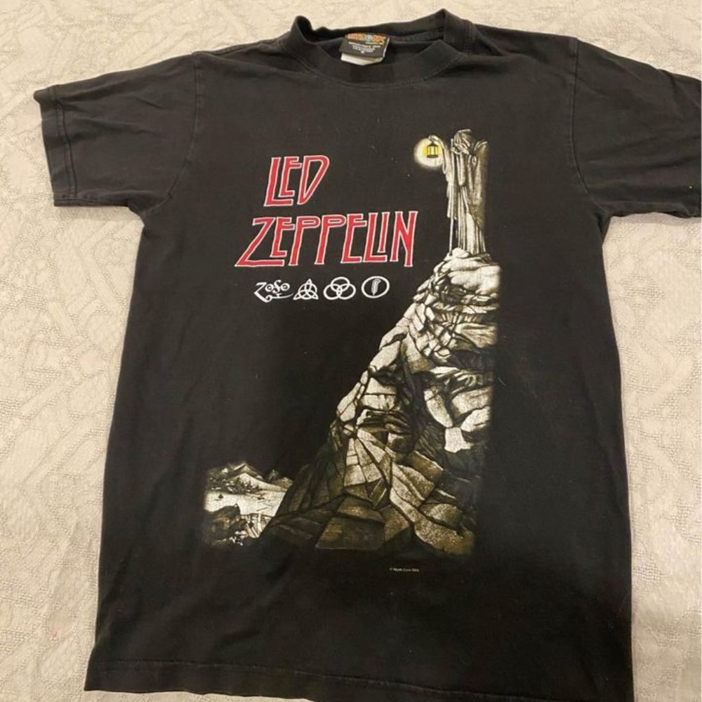 Band tshirt- Led Zeppelin size small, black